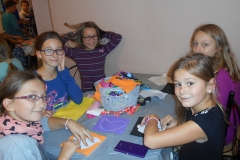 Dzieci wzięły udział m.in. w warsztatach plastycznych.