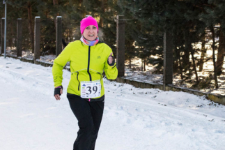 Na biegowej trasie Urszula Januszka (NGB Kłobuck). ARCHIWUM EWELINY TURLIŃSKI 